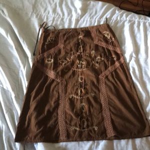 Embroidered Corduroy skirt. Worn once.